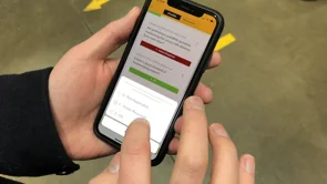 screenshot of Work Wallet